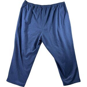 Alfred Dunner Women Size 3XL Pull On Classic Fit Pants Sweatpants XXXL Dark Blue